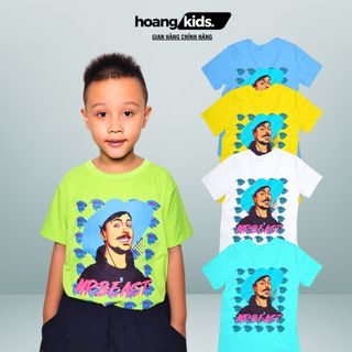 Áo thun in hình Youtuber Mr Beast, áo thun Mr Beast Dễ Thương Cho Bé trai mẫu mới (Beast01)
