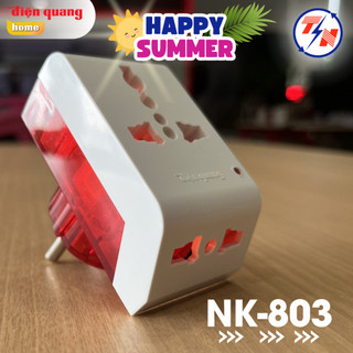 Phích cắm chuyển đa chiều Điện Quang ĐQ EPC NK-803-K Màu Cam - Hàng chính hãng