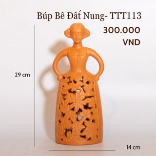 Tượng Búp Bê Đất Nung Trang Trí
