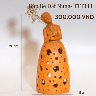 Tượng Búp Bê Đất Nung Trang Trí
