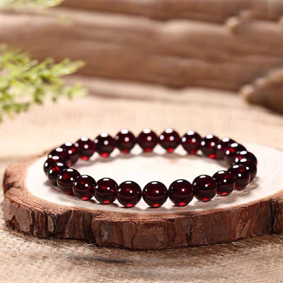 Vòng Tay Thạch Hồng Ngọc Lựu Size 8ly- 9ly - Ngọc Trai Trường Thịnh