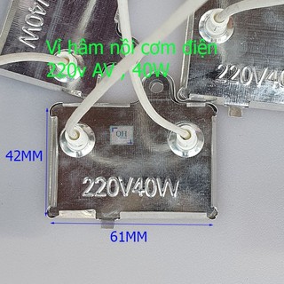 Vỉ hâm nồi cơm điện 220v ac 40w linh kiện nồi cơm điện