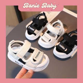 Dép sandal cao cấp Fashion Boston cho bé trai bé gái dép quai hậu đế mềm mũi cong chống vấp siêu bền - Banie Baby