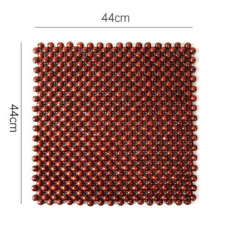 Lót đệm Hạt Gỗ Hương Trắc Nhãn Thông Dành cho Ghế Văn Phòng - Ô Tô - Xe Máy Chống nóng Mát Sa