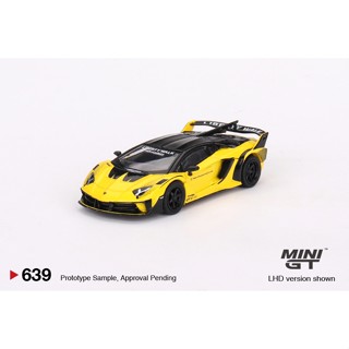 MÔ HÌNH 1:64 MINI GT - Lamborghini LB-Silhouette WORKS Aventador GT EVO Yellow