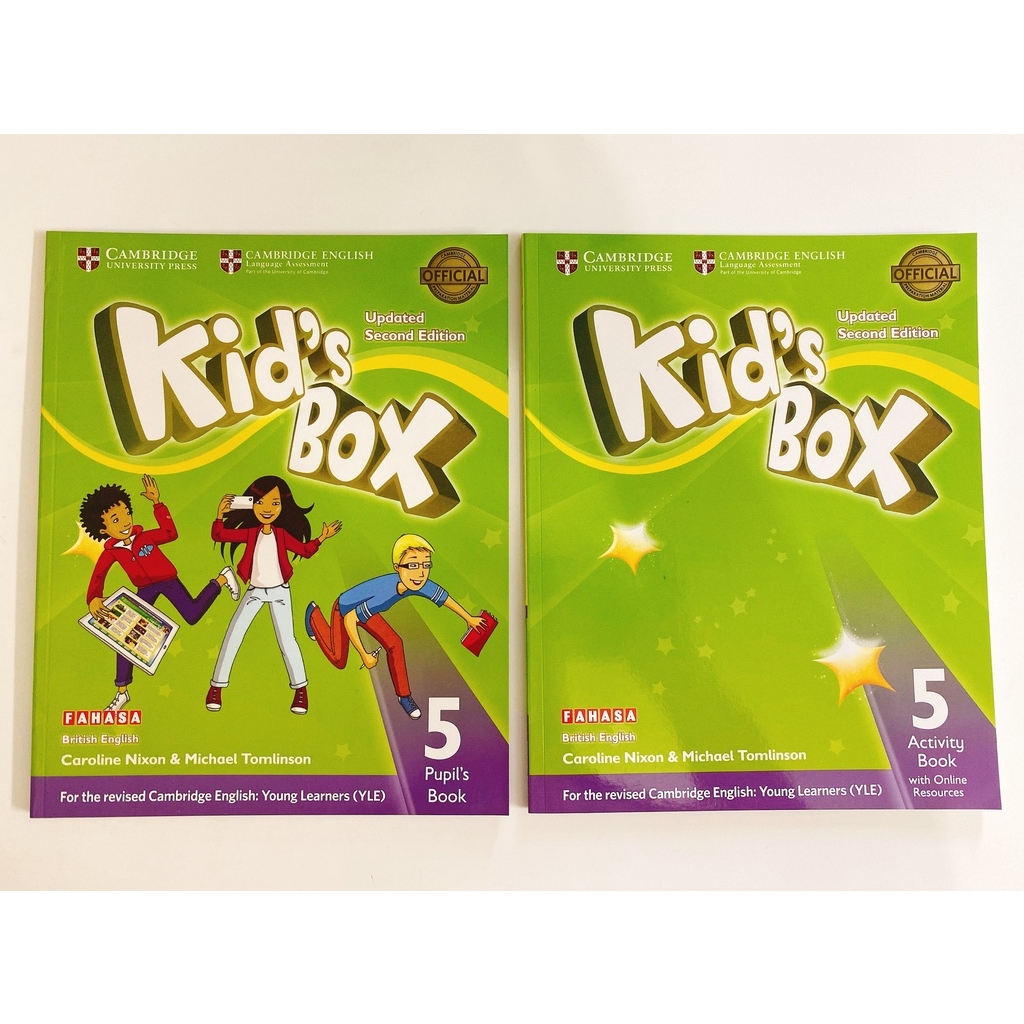 Sách - Kid's Box 5 bản Updated 2nd edition (bộ 2 cuốn)