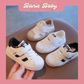(HÀNG LOẠI 1) Giày Thể Thao Cho Bé, Giày Thể Thao Bé Trai Bé Gái Từ 1 - 8 Tuổi Hai Sọc Đế Mềm Nhẹ Êm Kháng Khuẩn - BANIE