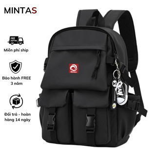 Balo Nam Nữ Thời Trang MINTAS Nhiều Ngăn Đa Năng. cặp balo đi học đi làm và du lịch đa năng chất liệu vải chống thấm