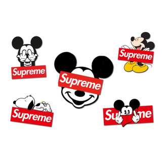 Hình dán sticker Supreme, hình dán sticker dán laptop, hình dán sticker thời trang