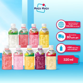 [CHAI 320ML] Nước Thạch Dừa Thái Lan MOGU MOGU Hương Trái Cây Các Vị Chua Ngọt Giải Khát