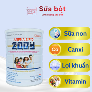 Ẩn Sữa non Anpha Lipid ZODY 900G - Sữa bột cho người già, tăng cân, tăng chiều cao, ngừa loãng xương
