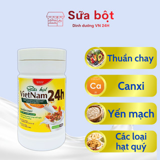 Sữa hạt dinh dưỡng VIETNAM24H 500G - sữa hạt Canxi xương khớp, tăng sức đề kháng, phục hồi sức khỏe