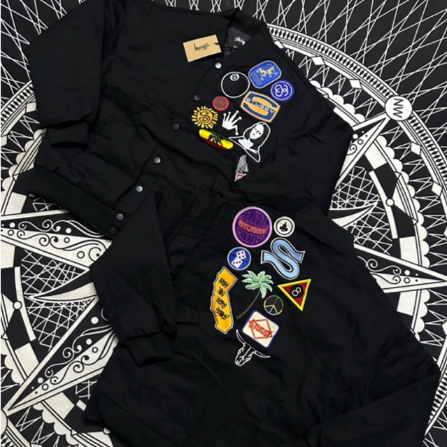 ⚡️Mirro Quality⚡️Áo Khoác Bóng Chày Stussyyy Trần Bông