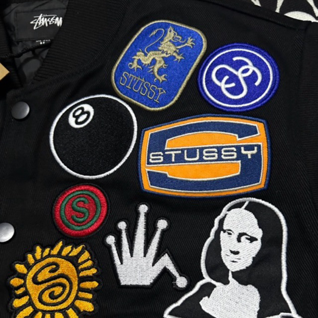 ⚡️Mirro Quality⚡️Áo Khoác Bóng Chày Stussyyy Trần Bông