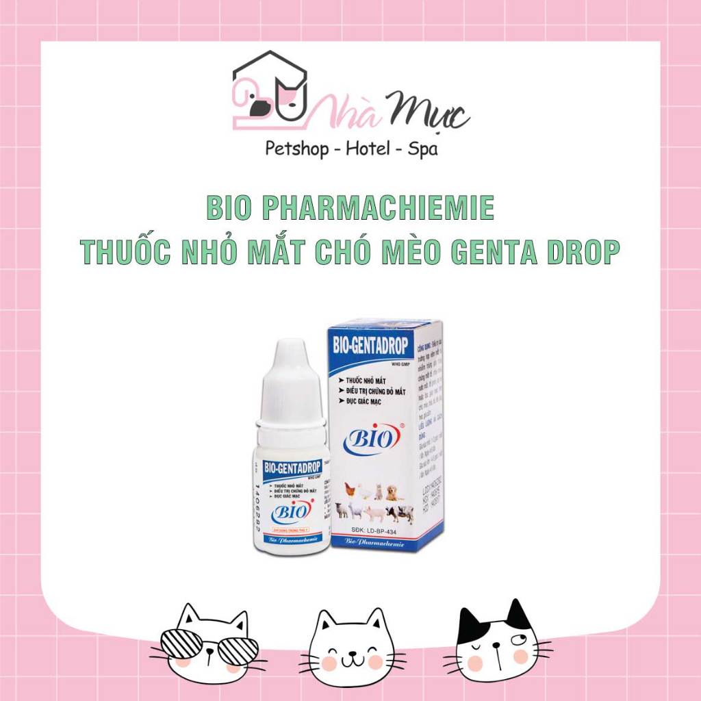 Dung Dịch Nhỏ Mắt Bio Genta Drop Chai 10ml