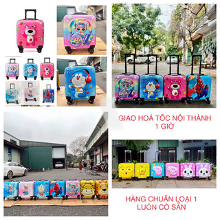 ❤️(FREESHIP GIAO HOẢ TỐC, CÓ SẴN)❤VALI MINION,VỊT VÀNG, ELSA,KITTY,HƯƠU,SƯ TỬ, VUÔNG CHO BÉ SIZE 20 LOẠI CAO CẤP 2024