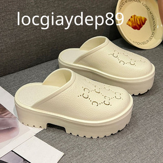 Sục gu_ci nữ, giày sục g-c đế độn tăng chiều cao hàng cao cấp mẫu mới siêu êm cực dễ phối đồ 5 cm