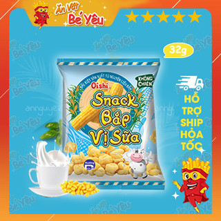 Bim bim Oishi snack bắp vị sữa 32g