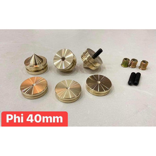 Chân Đinh Chén Hứng Chống Rung phi 40x41mm cho kệ loa amply (cái)