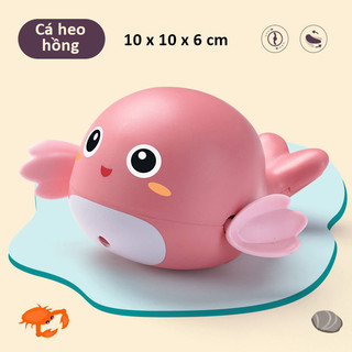  Đồ Chơi Nhà Tắm - Bồn Bơi Vịt Cá Vặn Cót Rùa Thả Trong Nước Cho Bé 