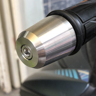 Gù tay lái salaya kiểu sh gù chống run inox 304 tặng kèm nhôm đóng gù