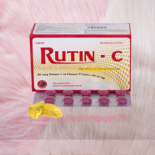 Rutin c -hộp 100 viên - bổ sung vitamin c