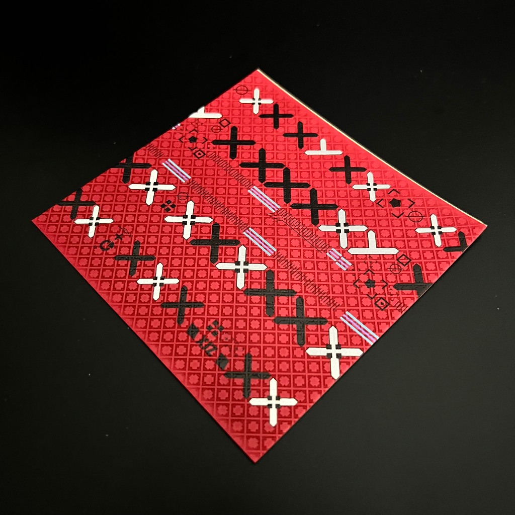 Tấm Dán Grip Tape Red X Chống Trượt Cho Chuột Phím Phiên Bản DIY Tự Cắt Dán Đã Sẵn Keo 3M - Hàng New