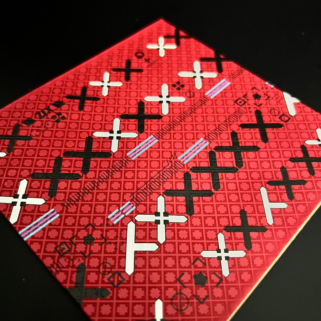 Tấm Dán Grip Tape Red X Chống Trượt Cho Chuột Phím Phiên Bản DIY Tự Cắt Dán Đã Sẵn Keo 3M - Hàng New