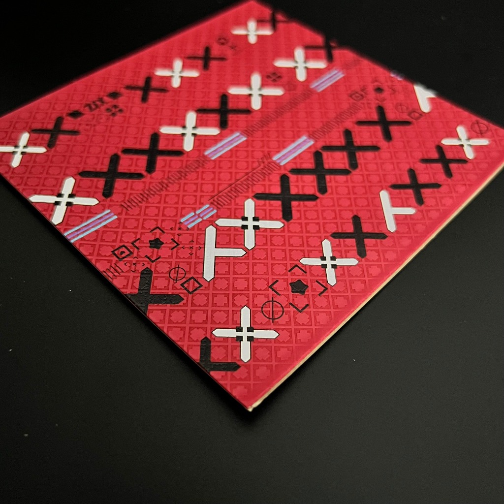 Tấm Dán Grip Tape Red X Chống Trượt Cho Chuột Phím Phiên Bản DIY Tự Cắt Dán Đã Sẵn Keo 3M - Hàng New