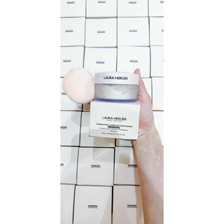 Phấn phủ bột Laura Mercier trắng mới tặng bông phấn