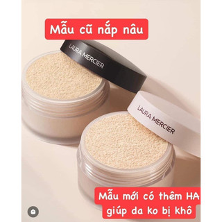 (Chỉ bán aut)Phấn phủ bột Laura Mercier trắng mới tặng bông phấn