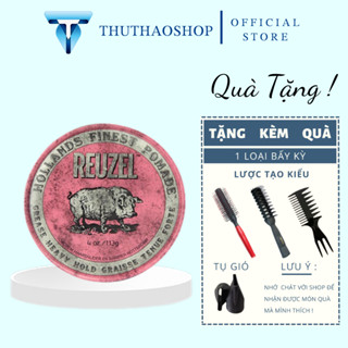 Sáp vuốt tóc nam Reuzel Clay phiên bản Barber Shop, đủ mẫu tạo kiểu tóc Clay Wax, Pomade