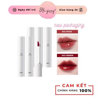 Son bóng BBIA Glow Lip Tint màu 004 màu đỏ gạch son Bbia bóng 04 đỏ gạch