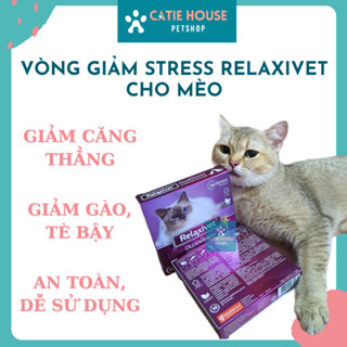 [HỎA TỐC]  VÒNG ĐEO CỔ GIẢM CĂNG THẲNG RELAXIVET CHO MÈO 40CM NHẬP NGA GIÁ CỰC RẺ
