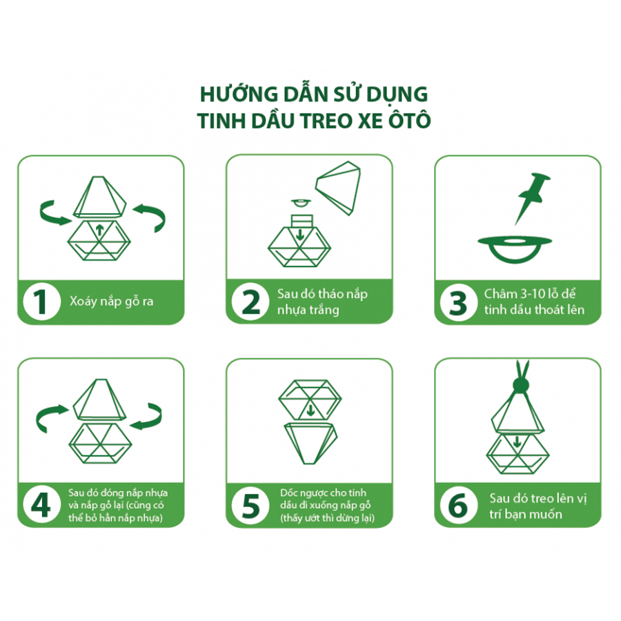 Tinh dầu treo xe ô tô khử mùi chống say xe hiệu quả, lọ tinh dầu thiên nhiên omino treo oto xe hơi,treo tủ quần áo | BigBuy360 - bigbuy360.vn