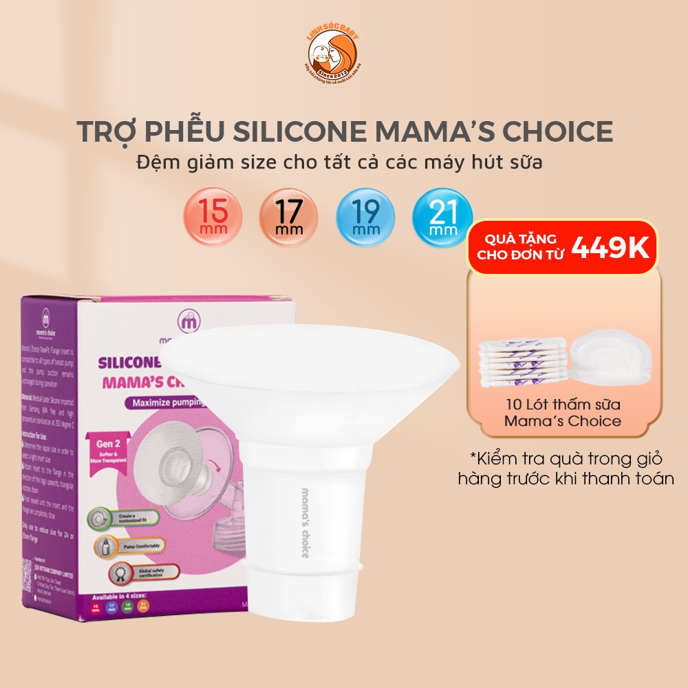 Đệm Giảm Size Phễu Silicone Mama's Choice NewFit