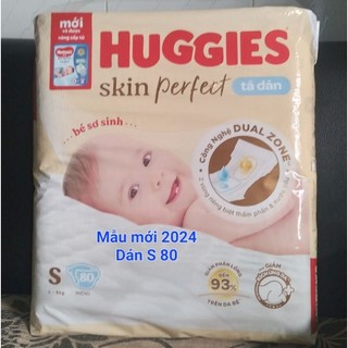 🤩hcm🤩 tã / bỉm dán huggies sơ sinh cho bé 4 - 8 kg size s54+6 miếng / s80+2 miếng