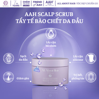 AAH Tẩy Tế Bào Chết Da Đầu - Detox Scalp Scrub All About Hair 220gr