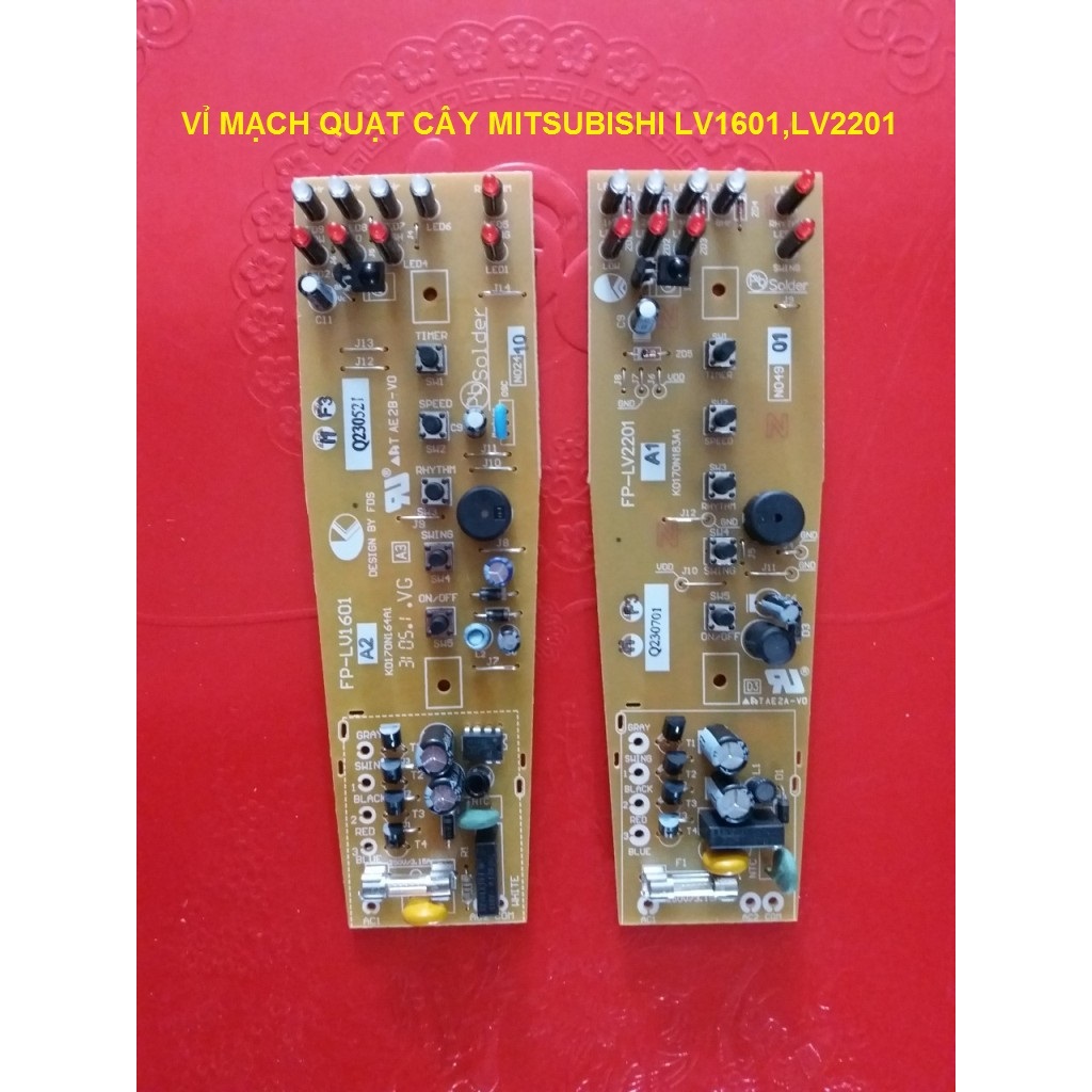 VỈ MẠCH QUẠT CÂY MITSUBISHI LV1601,LV2201 (CHÍNH HÃNG)
