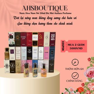 Nước hoa nam nữ 50ml đủ mùi unisex