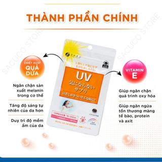 Viên Uống Chống Nắng UV Fine Japan 30 viên Nhật Bản