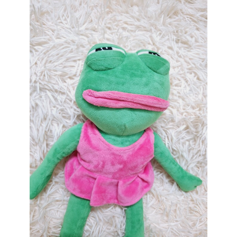 Ếch Pepe Frog mặt ngộ nghĩnh 43cm