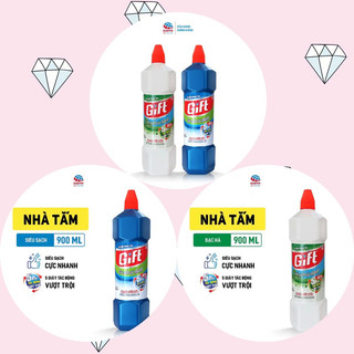 Nước tẩy rửa bồn cầu,nhà tắm gift 900ml tẩy siêu sạch
