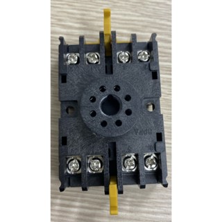 (TQ) Đế rơle 8 chân tròn có ngoàm 8PFA, lắp cho rơ le mức FS-3A và các rơ le 8 chân tròn khác