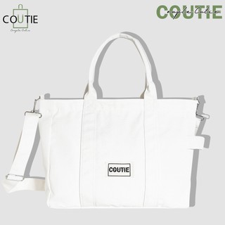 Túi tote canvas coutie bag đeo chéo 2 lớp - tđc2402