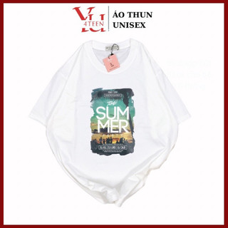 Áo Thun PHÔNG UNISEX in Decal HÈ SUMMER (Đủ size M-L-XL-XXL BIGSIZE)