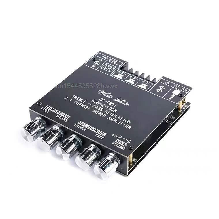 Mạch âm thanh bluetooth ZK TB21, TB22P  2.1 TPA3116 2X50W + 100W