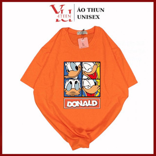 Áo Thun PHÔNG UNISEX in DUCK Vịt DONALD TREND (Đủ size M-L-XL-XXL BIGSIZE)