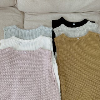Áo len đan dáng tank top summer 1610