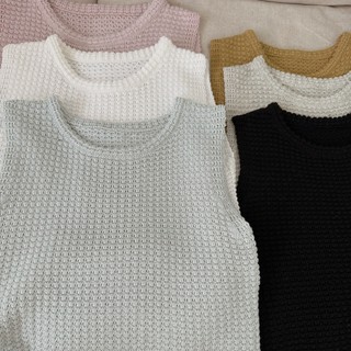 Áo len đan dáng tank top summer 1610